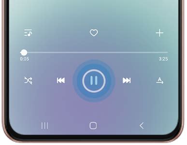 samsung music player symbols meaning.